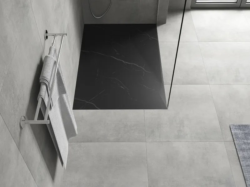 Mexen Hugo base de duche retangular SMC 120 x 90 cm, pedra preta - 42759012