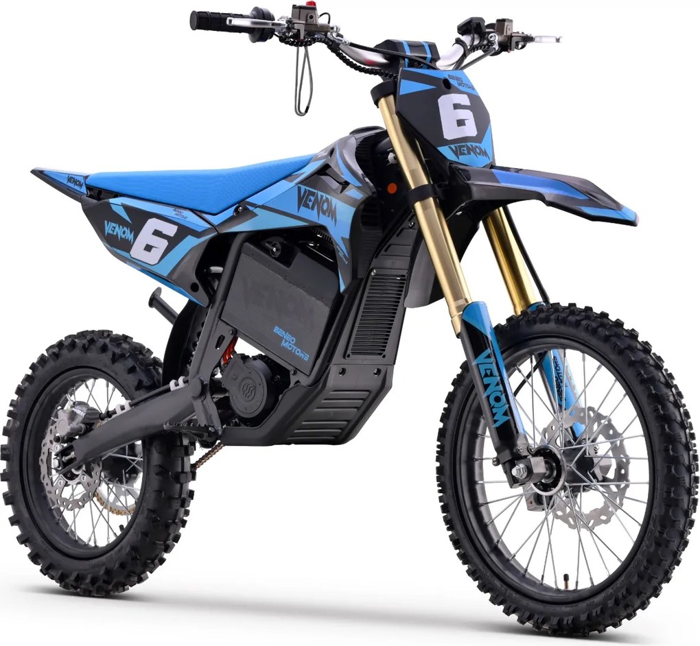 Mota cross para crianças Motocross Motors Venom – 6500W 3 modos de condução Azul