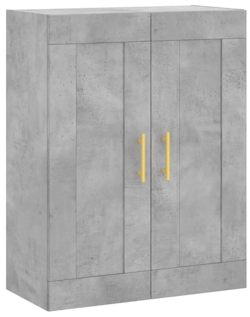 Armário alto 69,5x34x180 cm derivados de madeira cinza cimento