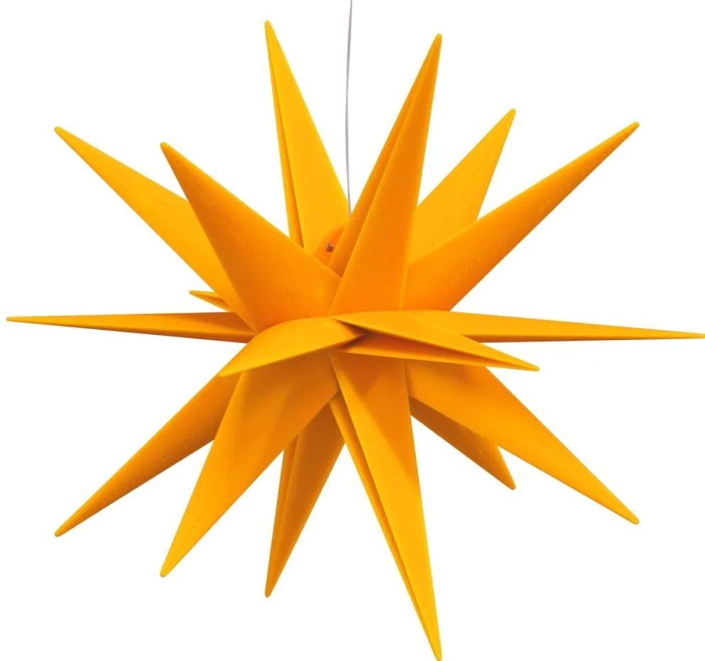 Luzes de Natal com LEDs 3 pcs dobrável amarelo