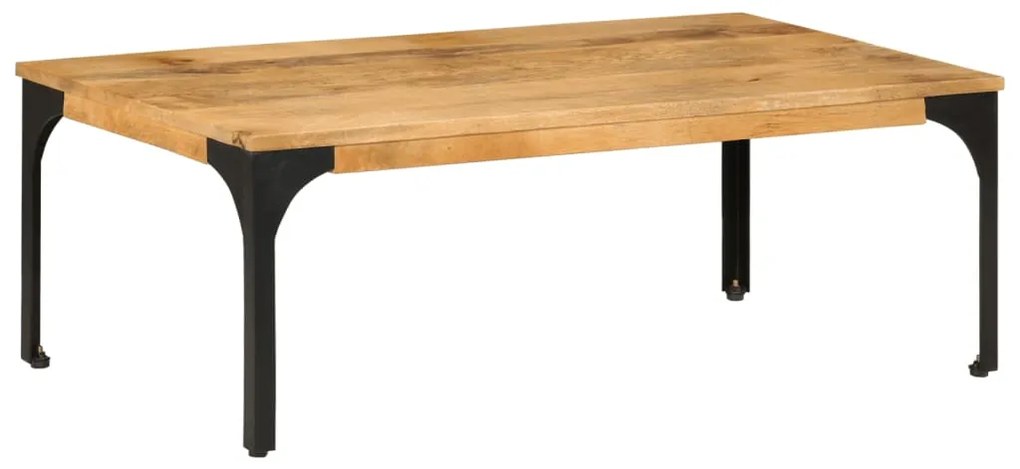 Mesa de centro 100x55x35 cm madeira de mangueira maciça