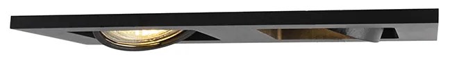 LED Foco embutido inteligente moderno preto incl. 2 GU10 WIFI - Qure Moderno