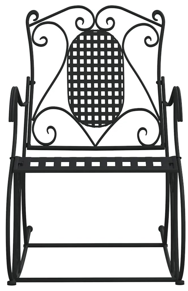 Banco de balanço 84 cm em aço preto