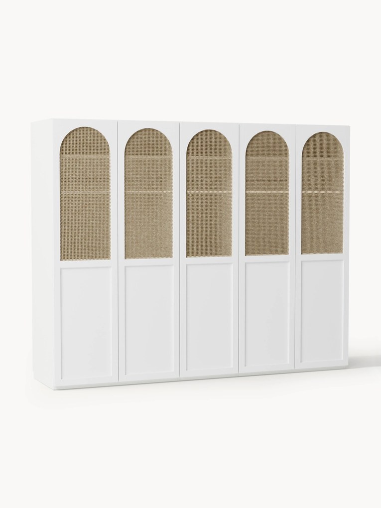 Roupeiro modular com portas de batente Jeanne, L 250 cm, vários tamanhos