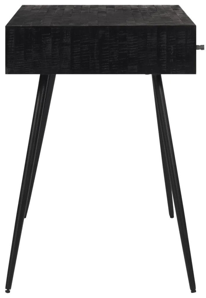 Secretária 117x56,5x75 cm madeira de teca recuperada maciça
