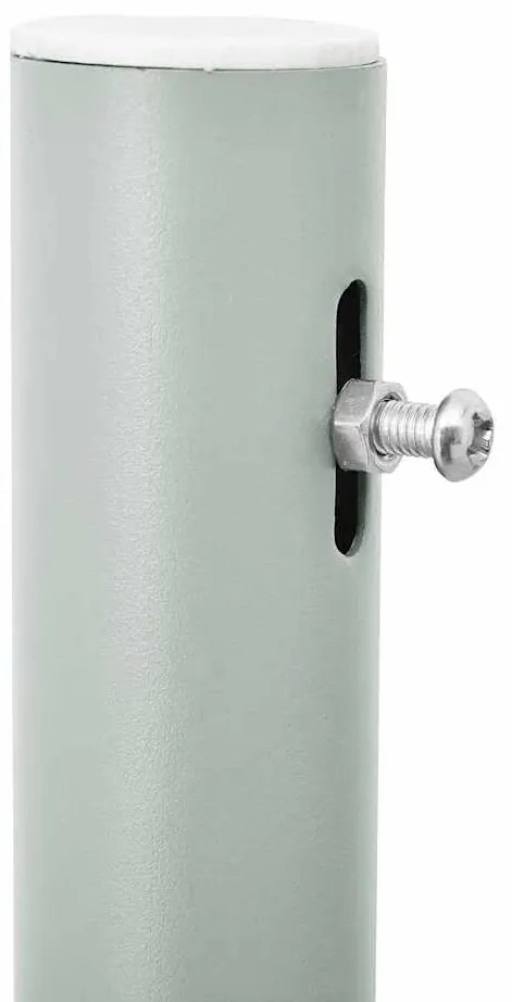 Toldo lateral retrátil para pátio 140x600 cm castanho