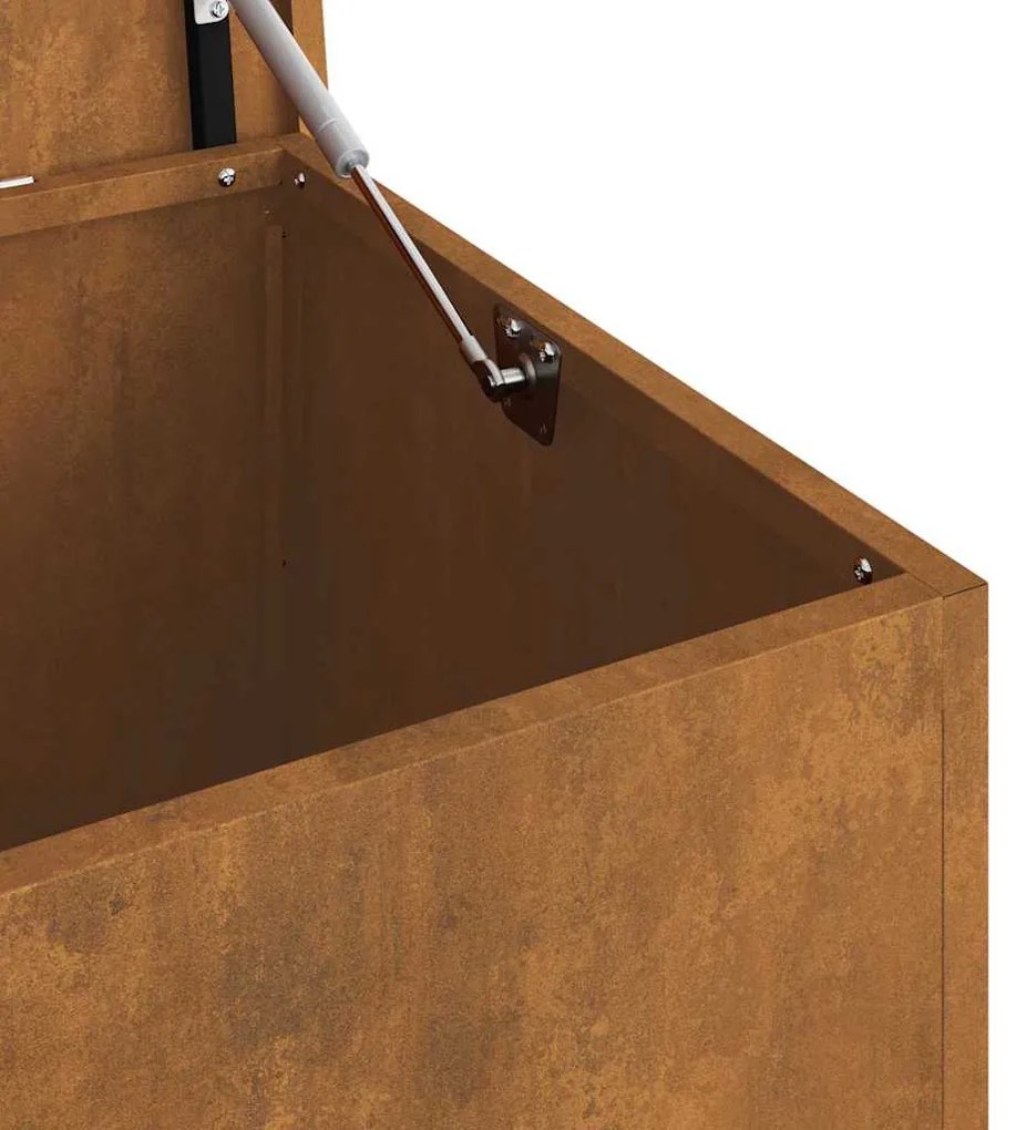 Caixa de Armazenamento Externa Castanho 100 x 50.5 x 50 cm