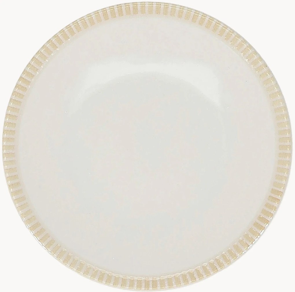 Pratos de sobremesa em porcelana Linea, conjunto de 6