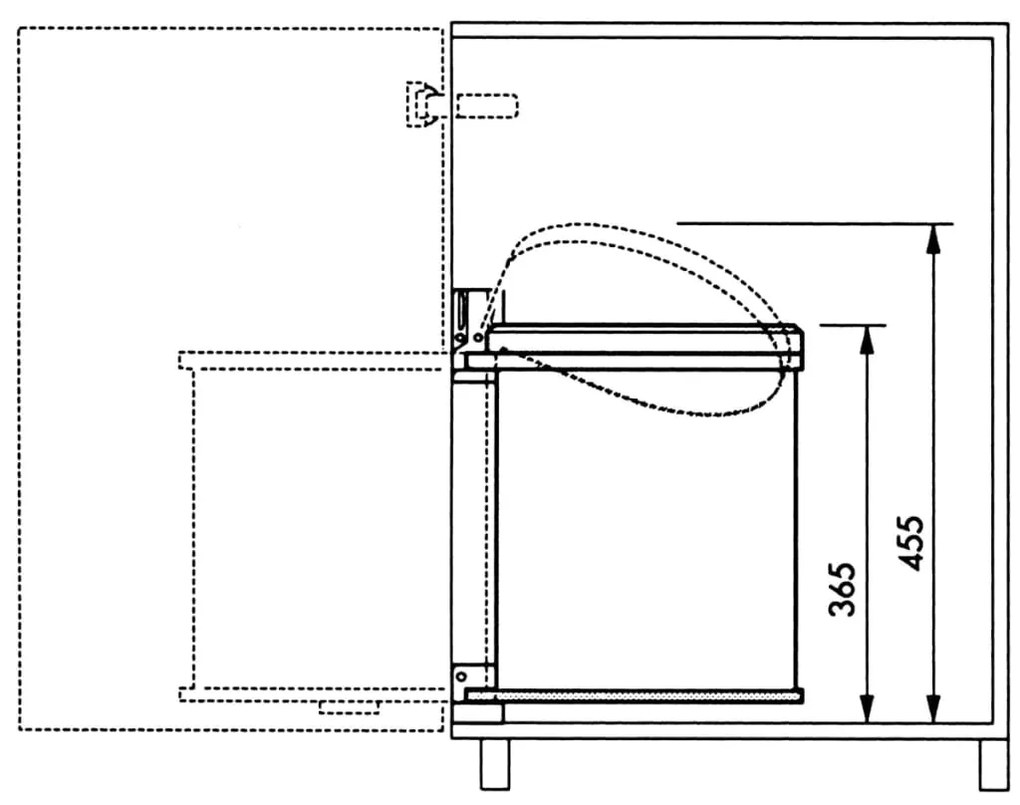 Hailo Caixote lixo armário "Compact-Box" M 15 L branco 3555-001