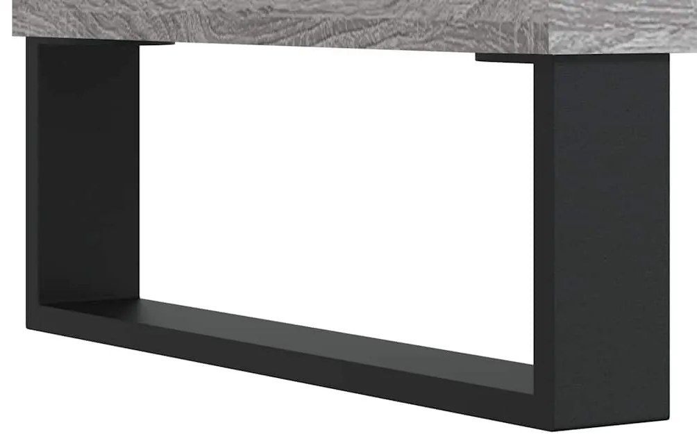 Armário de casa de banho 80x33x60 cm deriv.madeira cinza sonoma