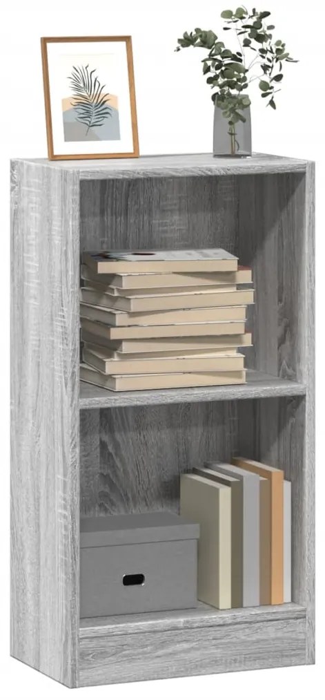 vidaXL Estante 40x24x76 cm derivados de madeira cinzento sonoma