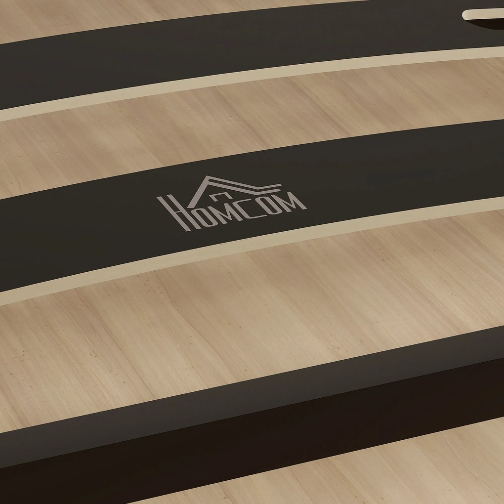Estrutura Cama 140x190 cm (COLCHÃO NÃO INCLUIDO) Estrado de Cama de Plataforma de Aço com Ripas de Álamo Fácil de Montar Carga 350 kg Preto