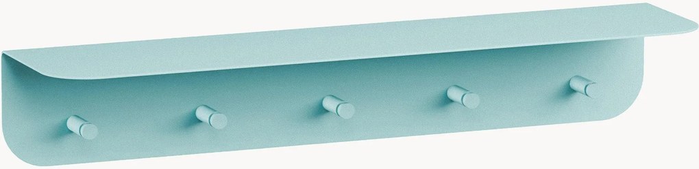 Prateleira de parede para chapéus em metal com cabide Malou