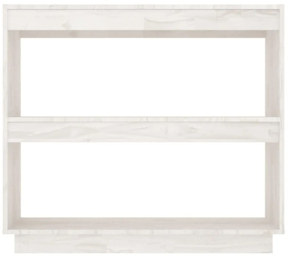 Estante 80x35x71 cm madeira de pinho maciça branco