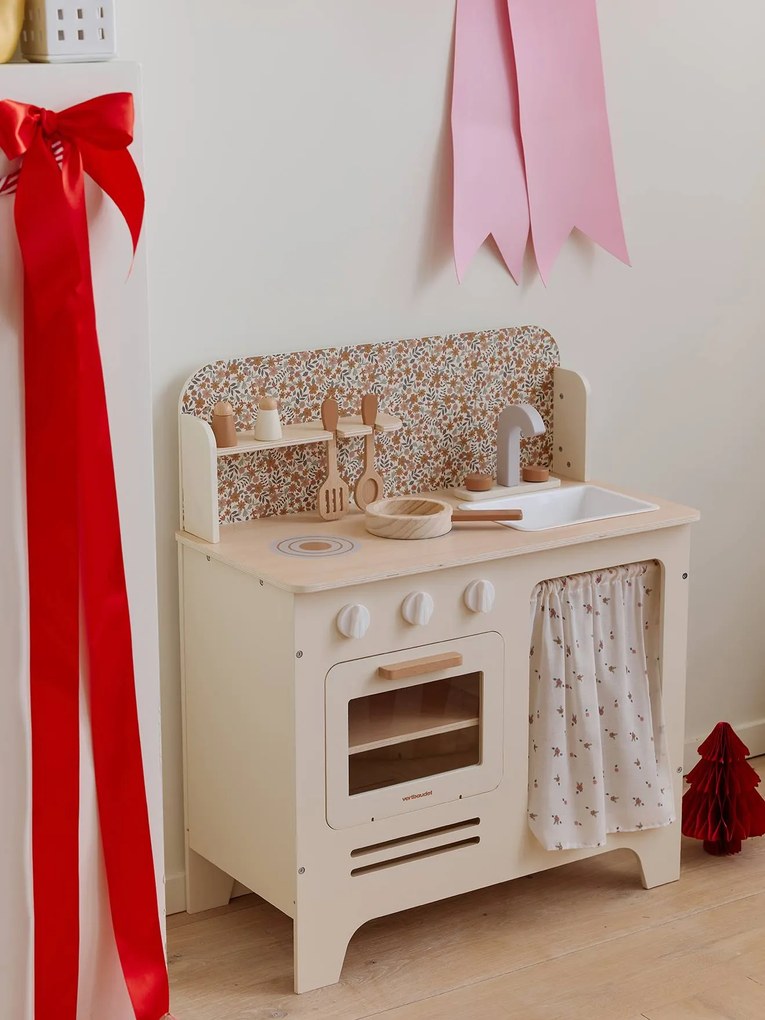 Cozinha em madeira com acessórios em madeira FSC®   cru