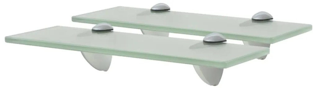 Prateleiras flutuantes 2 pcs vidro 30x10 cm 8 mm