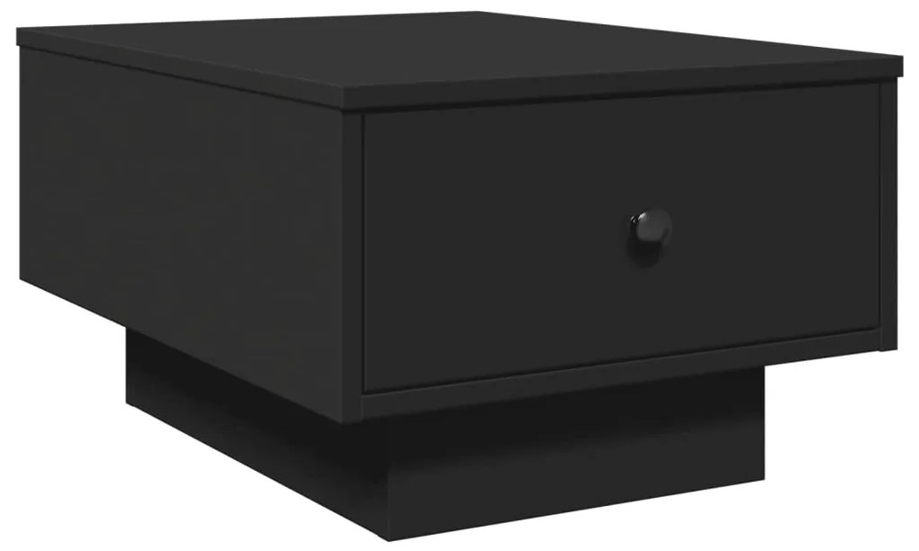 Mesa de centro 60x45x31 cm derivados de madeira preto