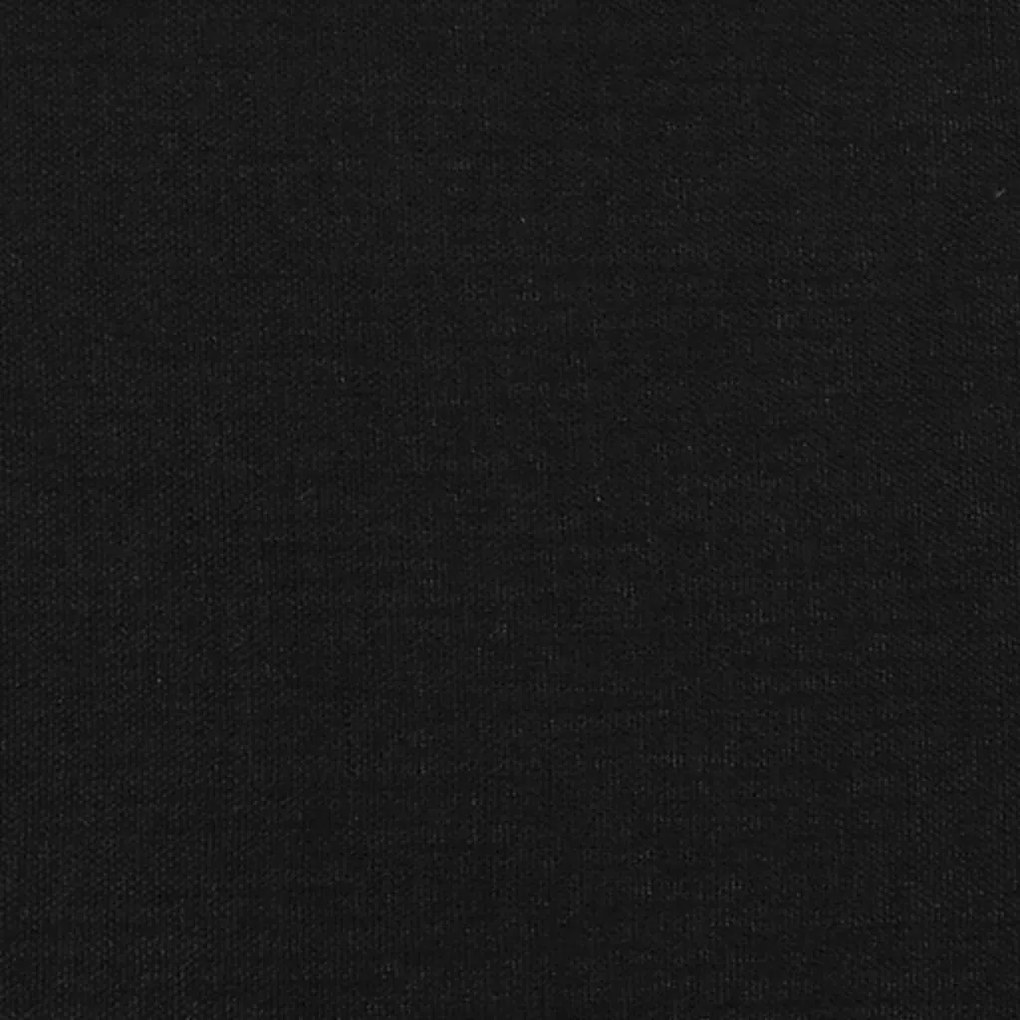Cama com molas/colchão 160x200 cm tecido preto