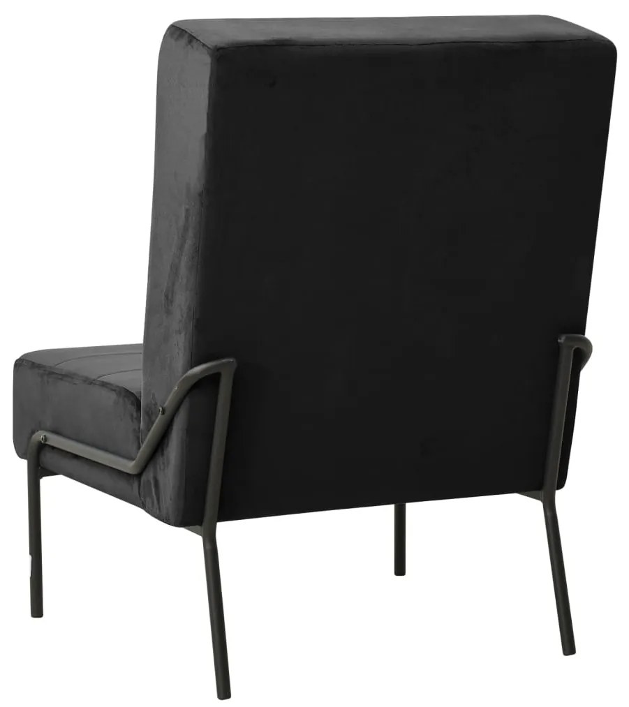 Cadeira de descanso 65x79x87 cm veludo preto