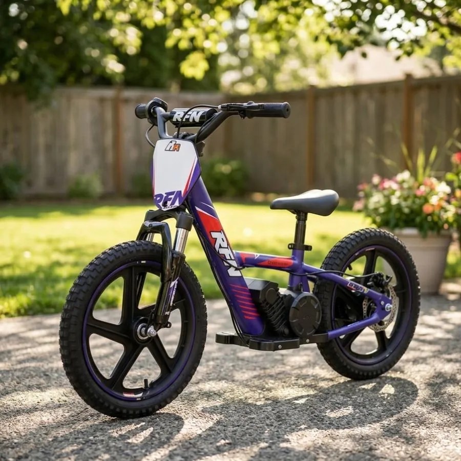 Bicicleta elétrica infantil 250W 16” 250W 16" Plus RFN Azul