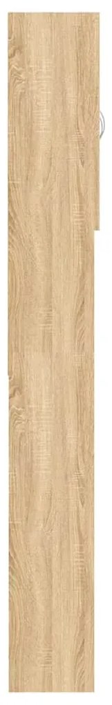 idaXL Armário máquina lavar roupa 64x25,5x190 cm carvalho sonoma