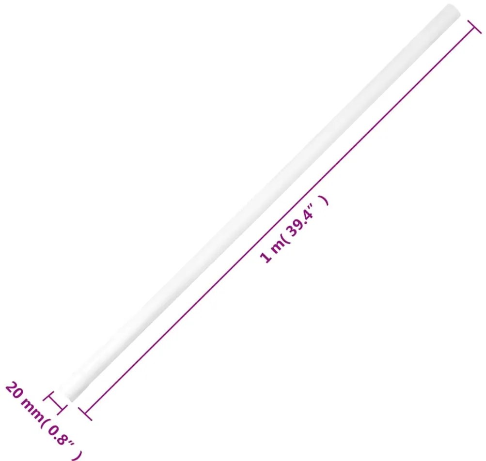 Calhas para cabos Ø20 mm 30 m PVC