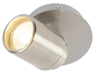 Foco moderno de banheiro aço IP44 - Ducha Moderno