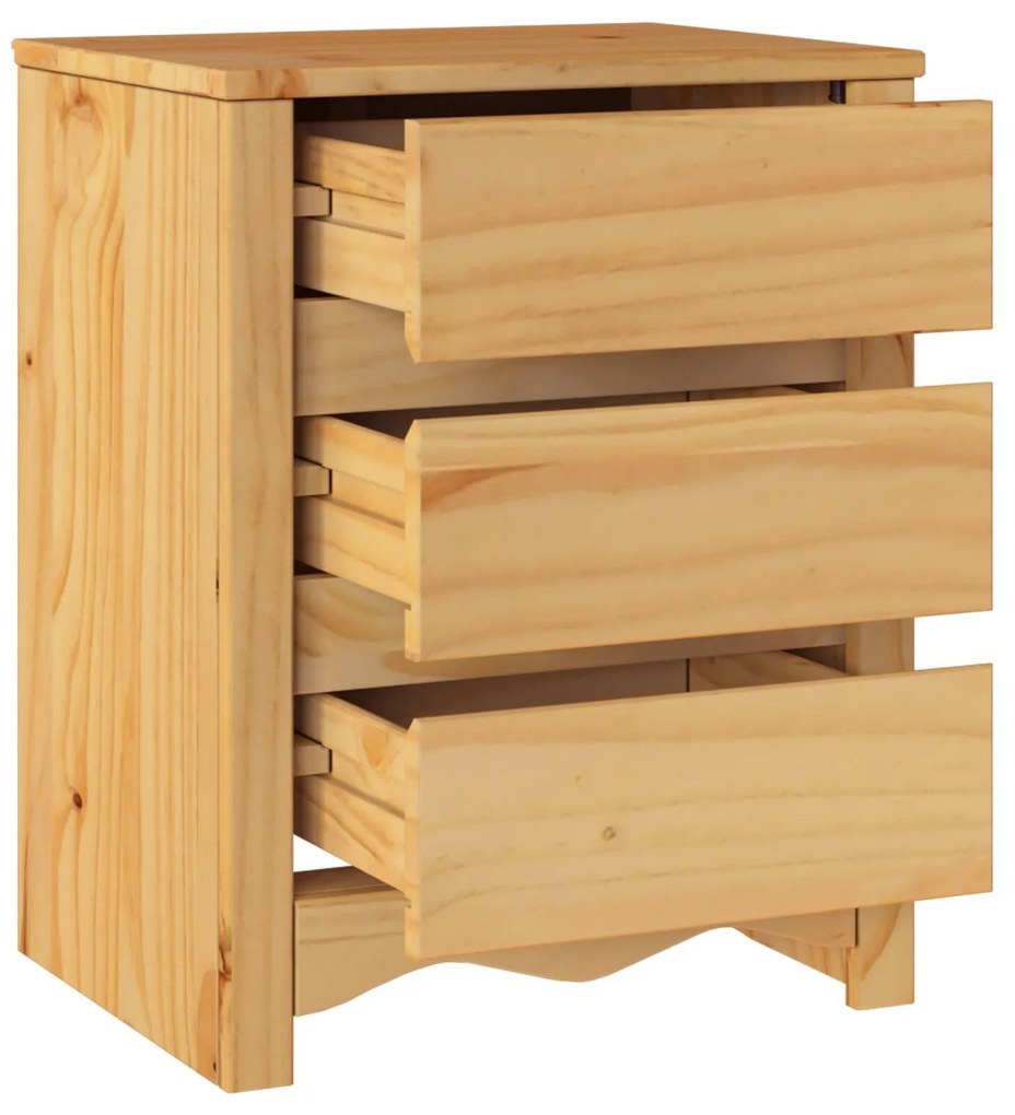 Cabeceira de Cama vidaXL "DRAMMEN" 45x35x56 cm Madeira Sólida de Pinho