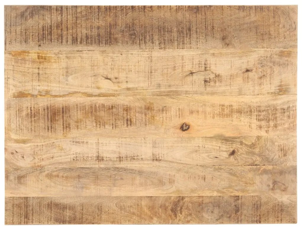 286022 vidaXL Tampo de mesa madeira de mangueira maciça 25-27 mm 80x60 cm