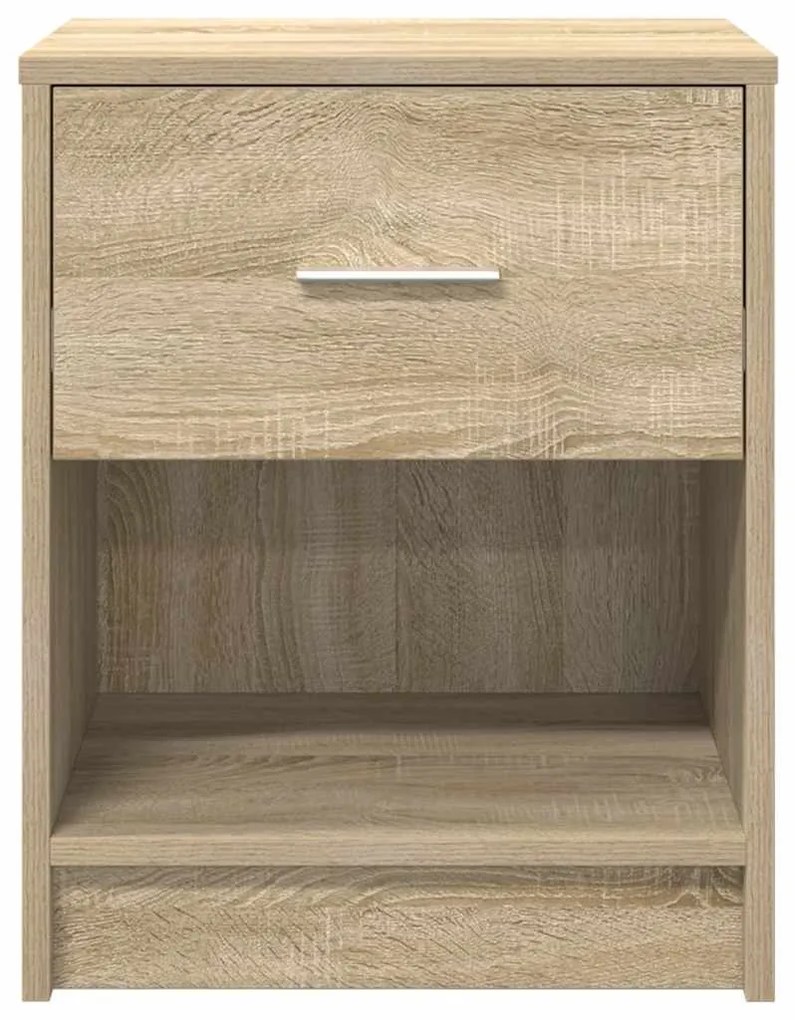 Mesas de cabeceira 2 pcs com gaveta 40x34x50 cm carvalho sonoma