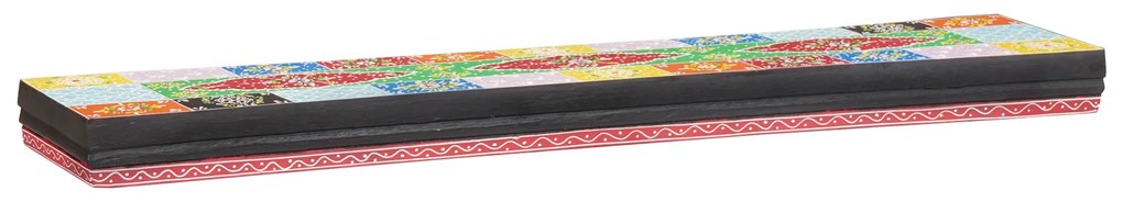 vidaXL Prateleiras de Parede 2 pcs 100x20x6 cm Madeira Sólida de Mangueira