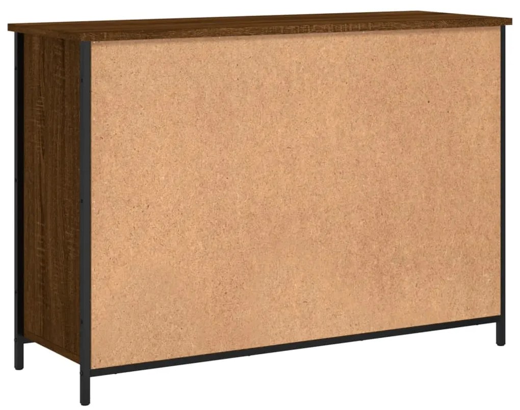 Aparador 100x35x70 cm derivados de madeira carvalho castanho