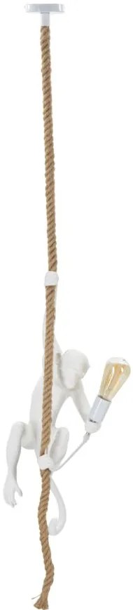 LUSTRE MACACO BRANCO CM Ø 27X32X60