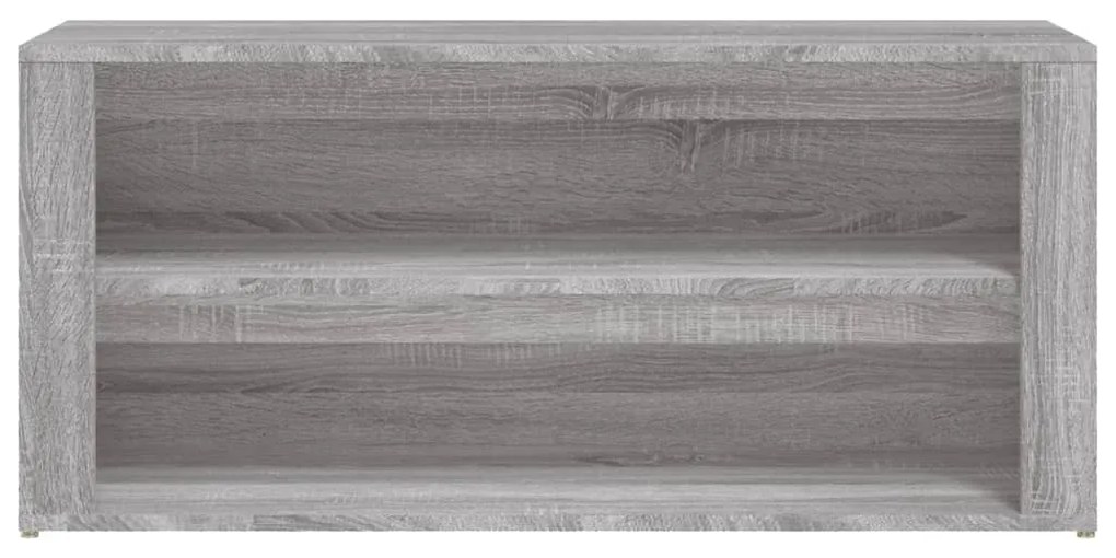 Sapateira 100x35x45 cm derivados de madeira sonoma cinza