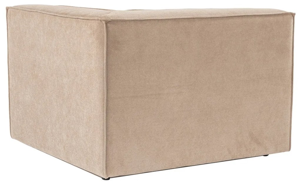 Sofá de 1 Lugar Sora – Cappuccino – 95x65x95 cm