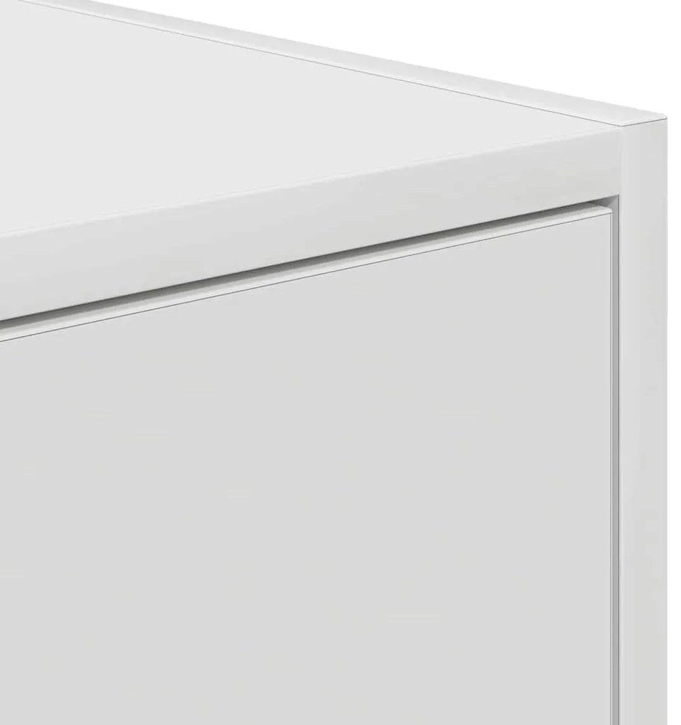 Armário de TV vidaXL Branco 100x31x25,5 cm Madeira de Engenharia