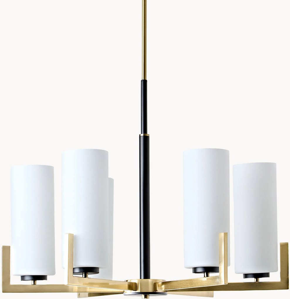 Lustre de vidro grande Fortano