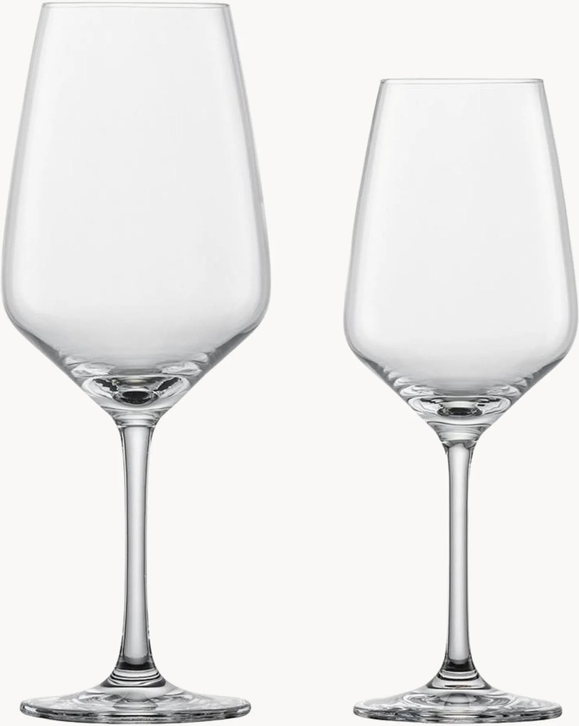 Conjunto de copos de vinho tinto e branco Tulip, conjunto de 8