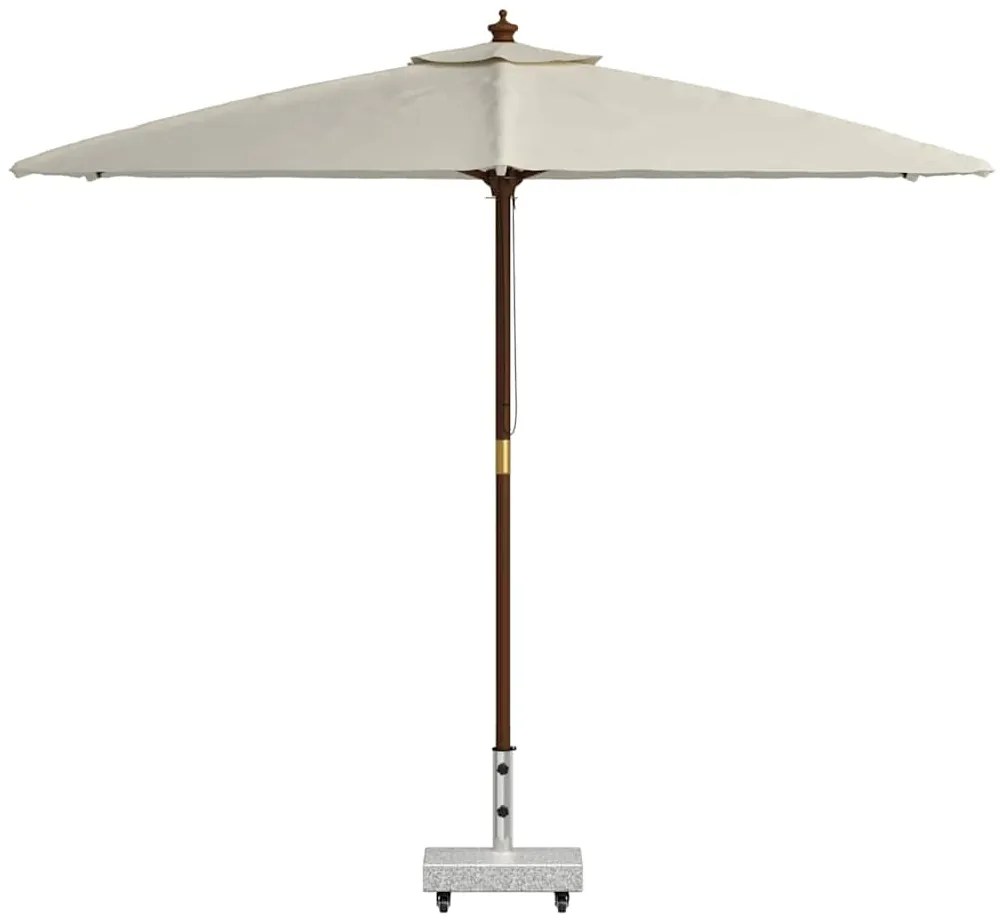 Base de Parasol com Rodas para Postes de Ø38/48mm Cinza Granito 25 kg