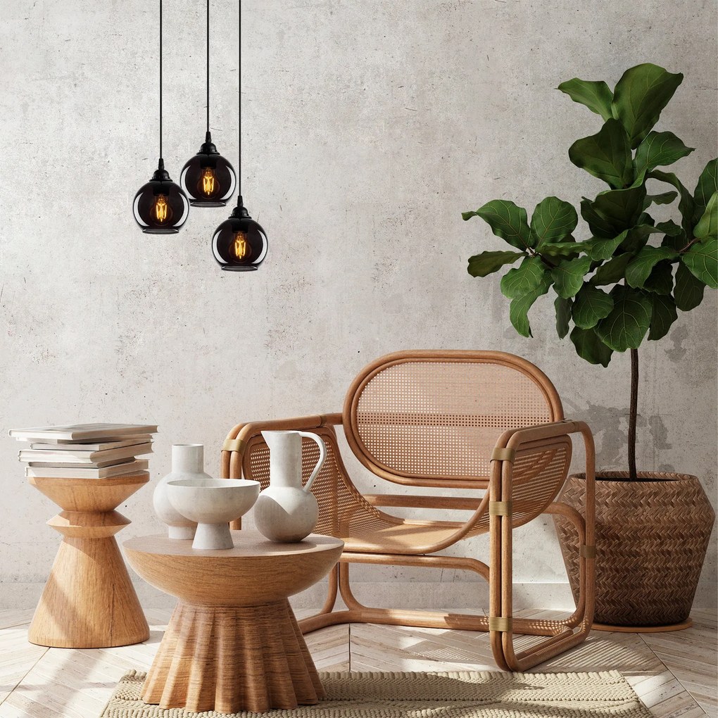 Chandelier Smoked – Fume – 40 x 40 cm