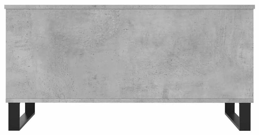 Mesa de centro 90x44,5x45 derivados de madeira cinzento cimento