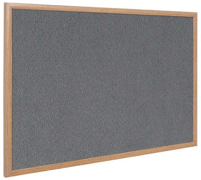 Quadro Expositor Feltro Reciclado 120x180cm Moldura Madeira Executive Earth-it