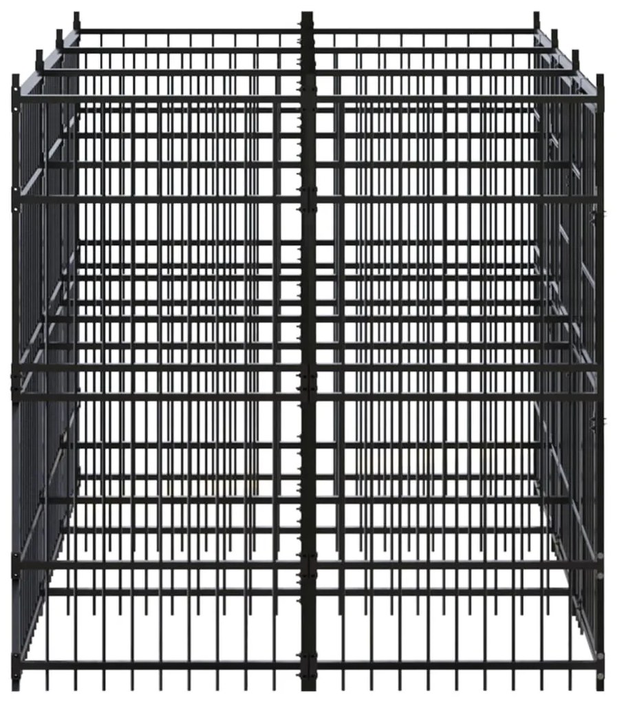 Canil de exterior 5,53 m² aço