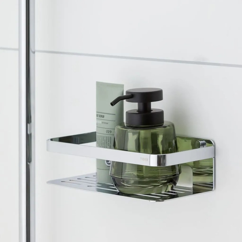 Prateleira para casa de banho Caddy cromado 1400030346