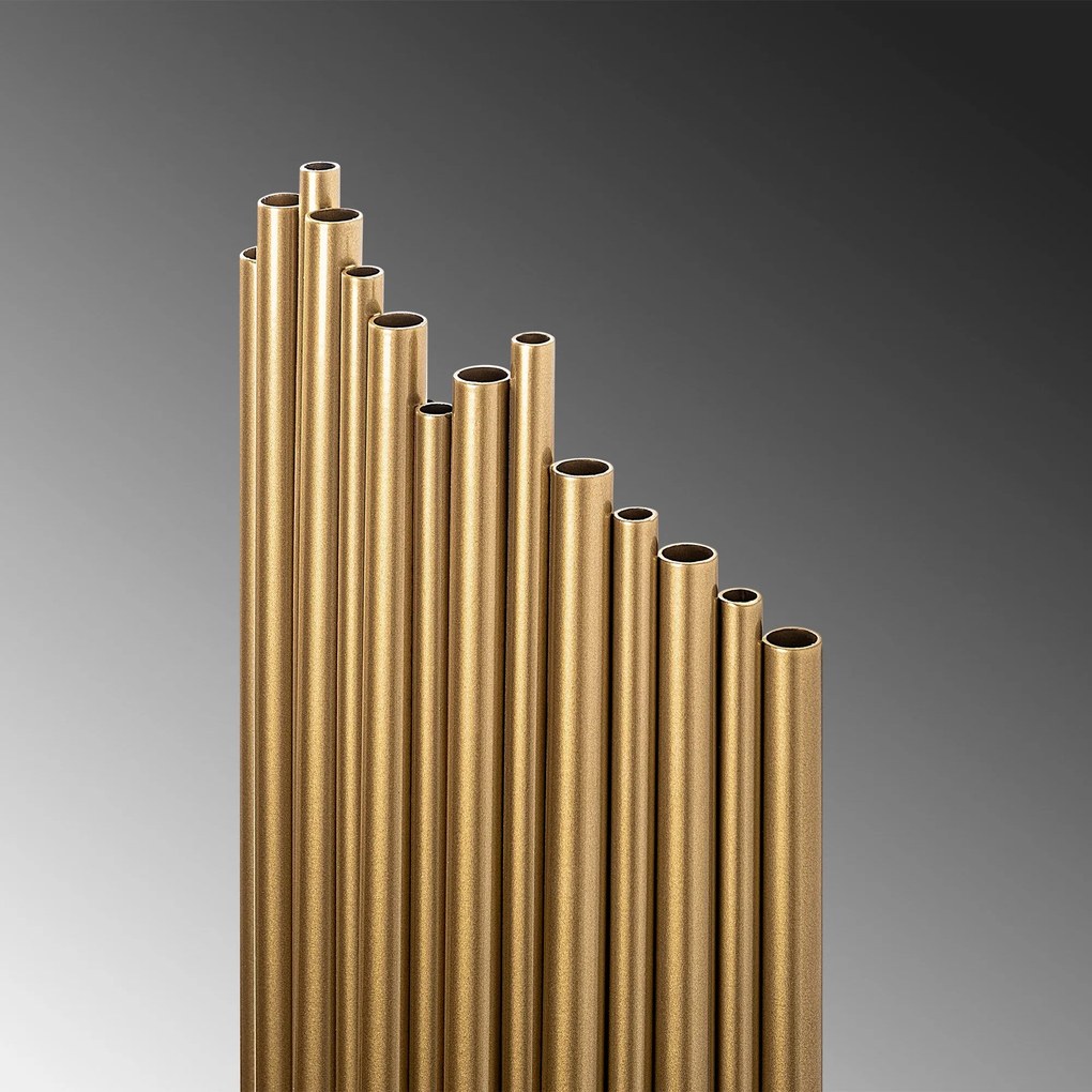 Candeeiro de Parede Kara – Dourado – 18 x 40 x 8 cm