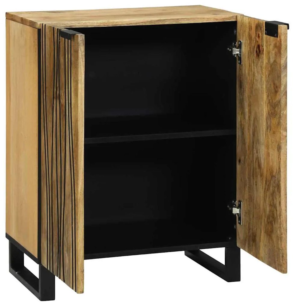 Buffet - 60 x 33,5 x 75 cm, feito de madeira de manga maciça.