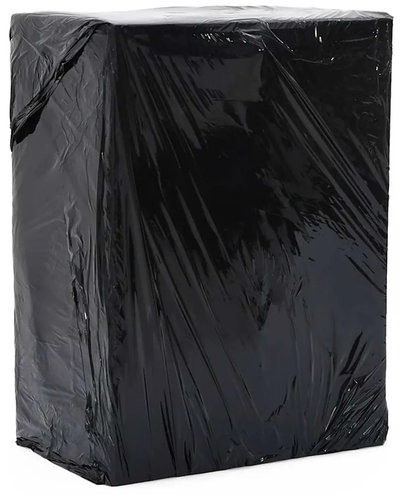 vidaXL Película extensível 2 unid preto 20 μm 50 cm x 150 m