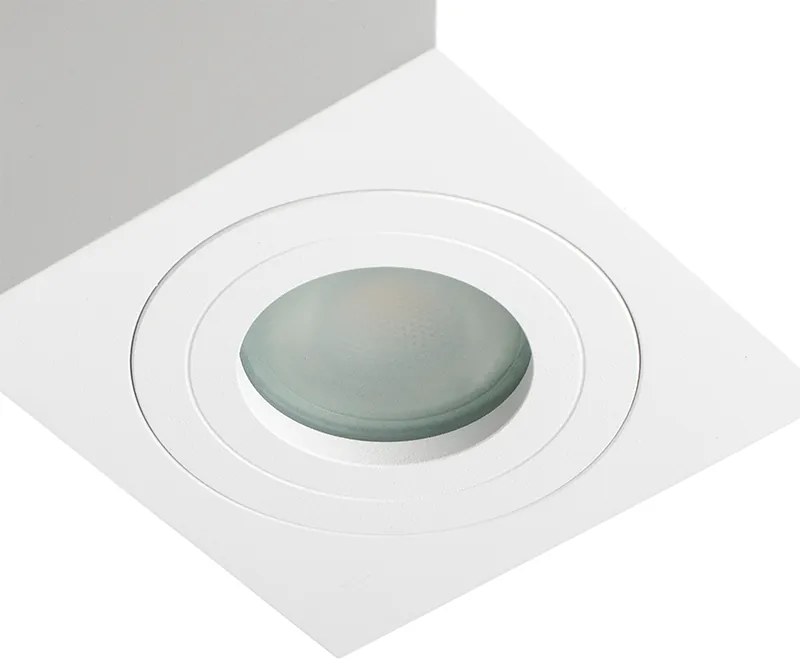 Foco de teto quadrado moderno branco - Capa