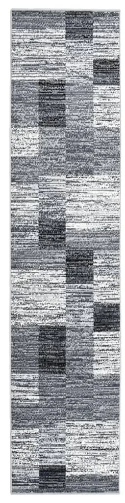 vidaXL Passadeira 80x350 cm polipropileno cinzento