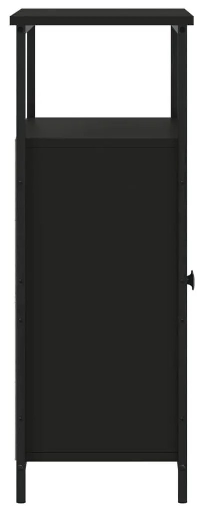 Aparador 70x30x80 cm derivados de madeira preto